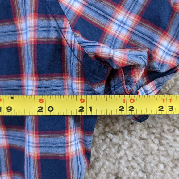 Tommy Hilfiger Button Up Shirt Custom Fit Plaid - Picture 9 of 11